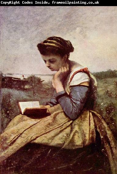 Jean-Baptiste-Camille Corot Lesende Frau
